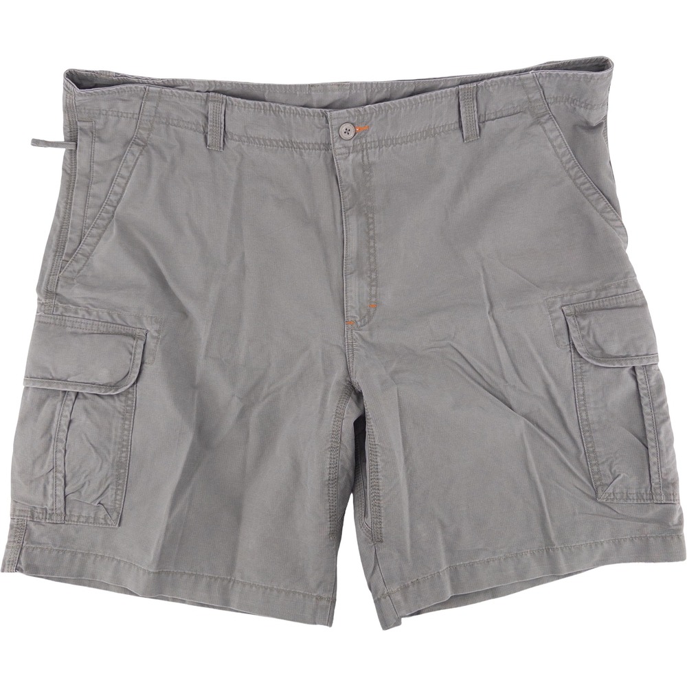 L.L.Bean Mens 44 Allagash Cargo Shorts Gray Ripstop 10" Inseam Gorpcore Outdoors